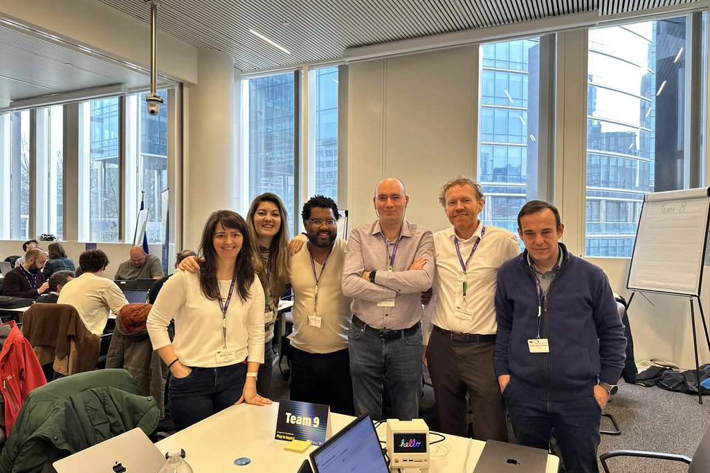 Our Team at the EU Commission Hackathon